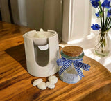 White Wax Melter with Lid