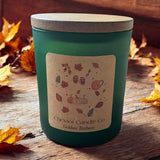 Frosted Autumn Candle Jars