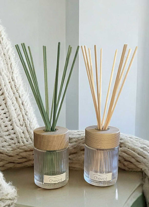 Glass Diffuser Bottle with Wood Top