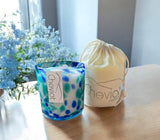 Candle Jar with Seeded Dust Cover