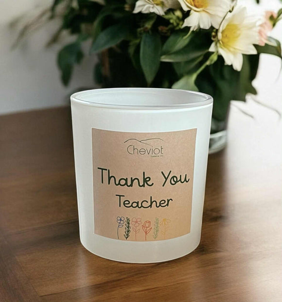 Thank you & Thank You Teacher Candle