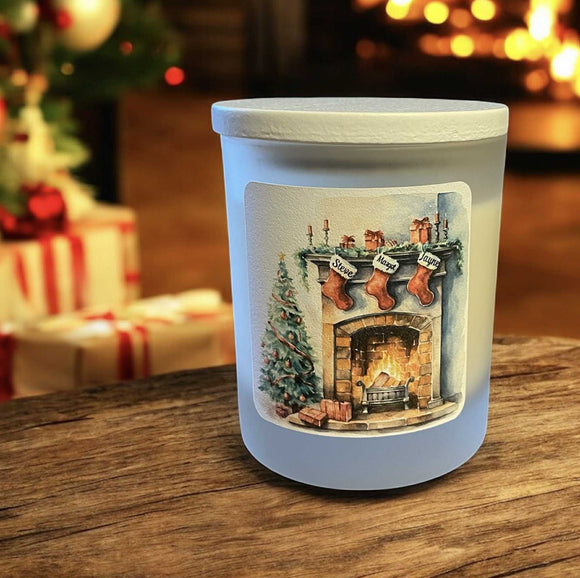 Personalised Christmas Candle