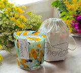 Candle Jar with Seeded Dust Cover