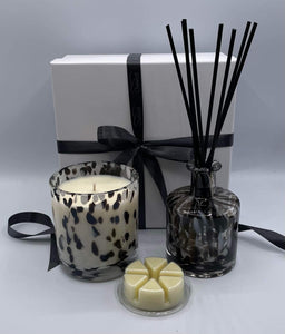 Large luxury animal diffuser, candle and wax melt set